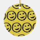 Recherche de souriant ornements Jaune