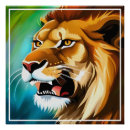 Recherche de graphique de lion art Animaux sauvages