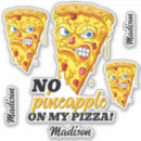 Recherche de ananas drôle autocollants Pizza