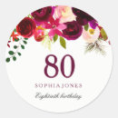 Recherche de fleurs rondes autocollants Violet