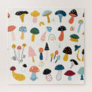 Recherche de champignons puzzles Boisé