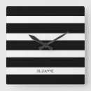 Recherche de motif noir et blanc horloges Monogramme