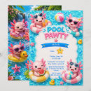 Recherche de axolotl invitations Fête axolotl rose