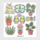 Recherche de dessin de cactus autocollants Plantes