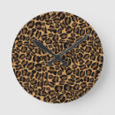 Recherche de motif léopard horloges Moderne