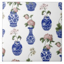 Recherche de vase de fleurs carreaux Vintage