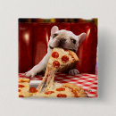 Recherche de pizza drôle badges Animal