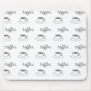 Recherche de tasse café tapis souris Typographie