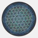 Recherche de la géométrie autocollants Fleur