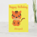 Recherche de tigre anniversaire cartes Pour elle