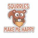 Recherche de écureuil heureux autocollants Écureuils