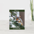 Recherche de chipmunk christmas vœux cartes Faune