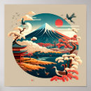 Recherche de montagne japonaise posters Sakura