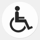 Recherche de symbole handicapé autocollants Parking
