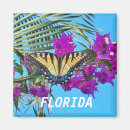 Recherche de papillon bleu magnets Tropical