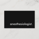 Recherche de anesthésiste cartes visite Anesthésiologie