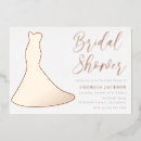 Recherche de silhouette bridal shower invitations Élégant