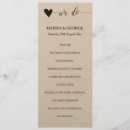 Recherche de rustiques de mariage programmes Calligraphie