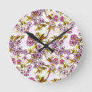 Recherche de motif japonais horloges Fleurs
