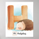Recherche de hérisson posters Aquarelle