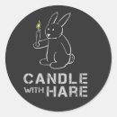 Recherche de lapin de bande dessinée autocollants Drôle