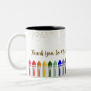 Recherche de crayon couleur tasses Jour d'appréciation de l'enseignant