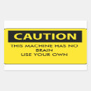 Recherche de précaution autocollants Sécurité