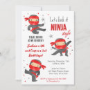 Recherche de garçon ninja invitations Samouraï