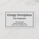 Recherche de planificateur de vacances cartes visite Professionnel