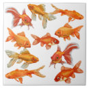 Recherche de poisson rouge carreaux Dessin