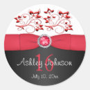 Recherche de du bonbon 16 autocollants Sweet sixteen