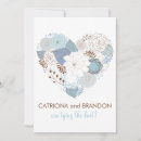 Recherche de coeur de fleur invitations Moderne