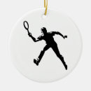 Recherche de raquette de tennis ornements Vintage