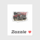 Recherche de vieux camions autocollants Ramassage