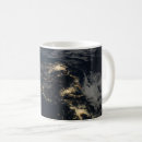 Recherche de la terre de planète tasses Nuit