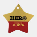 Recherche de pompiers ornements Héros
