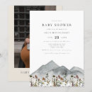 Recherche de boho watercolor invitations Future maman