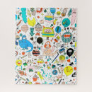 Recherche de monstres puzzles Dessin animé