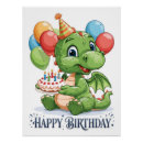 Recherche de dragon vert posters Anniversaire