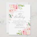 Recherche de 65 anniversaire invitations Roses roses