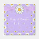 Recherche de lilas et blanc magnets Violet