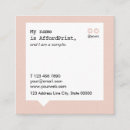Recherche de parole cartes visite Simple