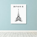 Recherche de tour impressions sur toile Noir et blanc