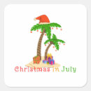 Recherche de noël à la plage autocollants Palmiers
