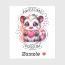 Recherche de pourpre rose autocollants Dessin animé mignon