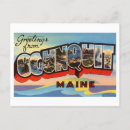 Recherche de salutations maine cartes postales Vintage