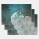 Recherche de loup sauvage papier cadeau Faune