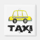 Recherche de taxi jaune magnets Cabine