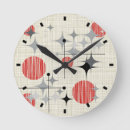 Recherche de starburst horloges Rétro