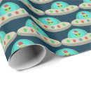 Recherche de soucoupe papier cadeau Alien